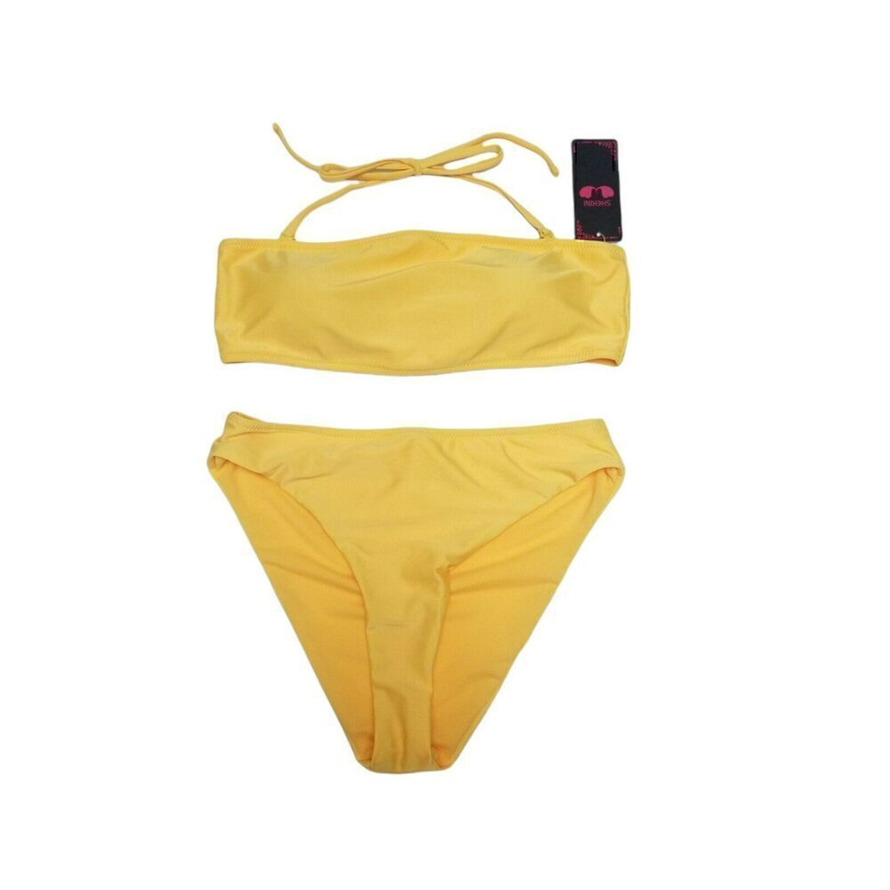 Shekini 2 Piece bikini Size M Color Yellow